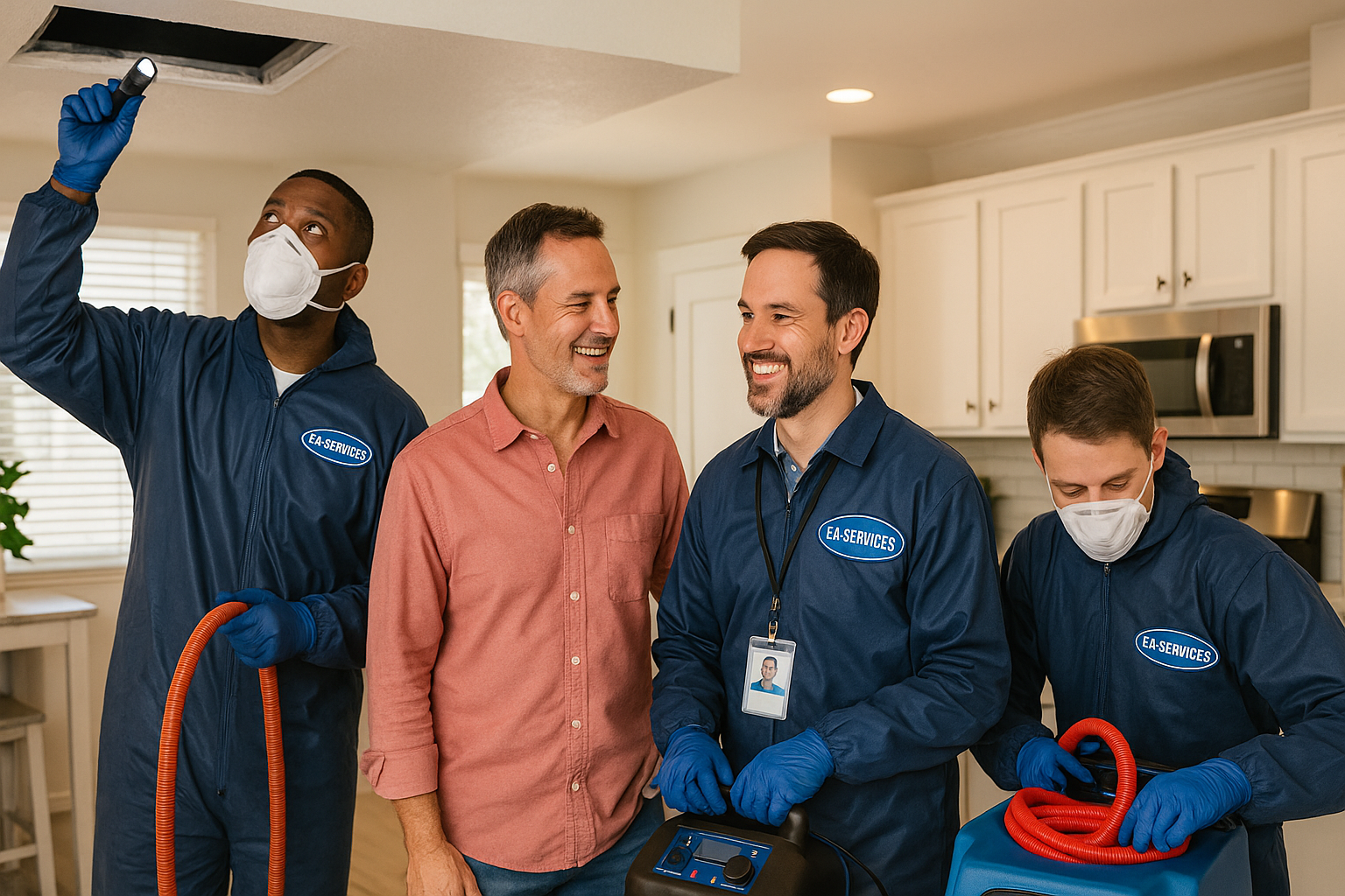 Professional cleaning team working in Peoria